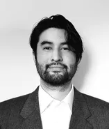black and white headshot of a person